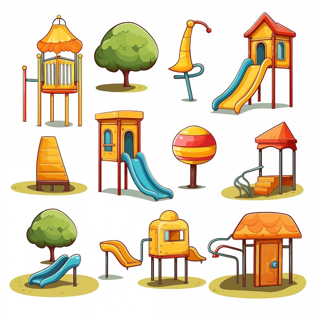 playground cartoon collection