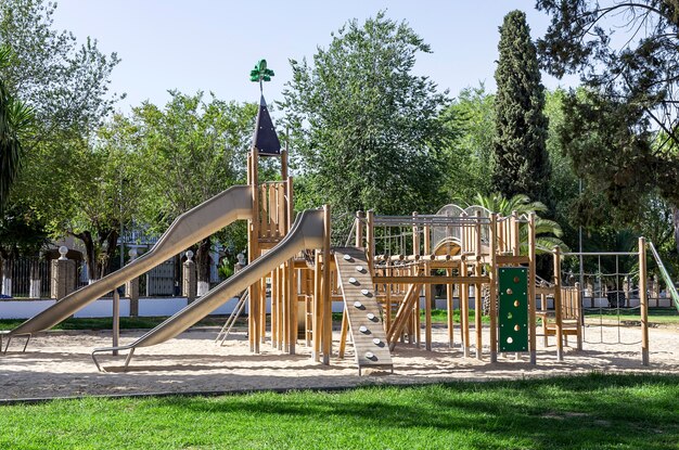 Playground for children in a park