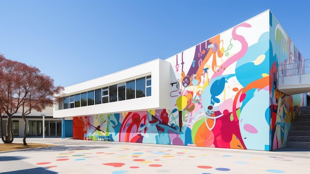 Playground primary school building