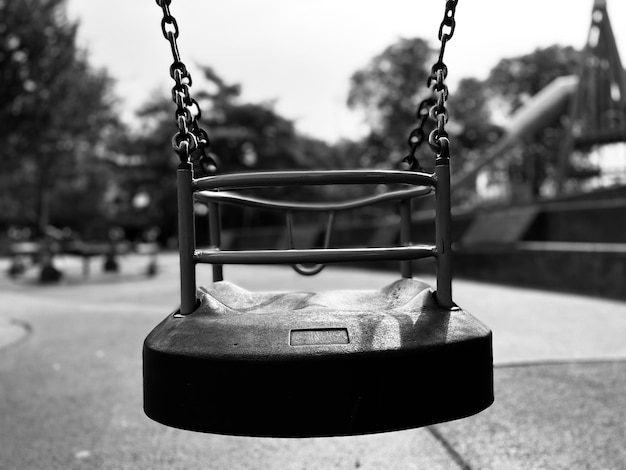 Photo playground swing