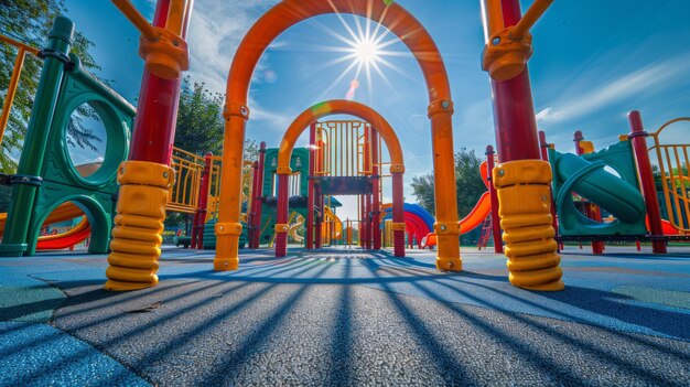 Photo a playground