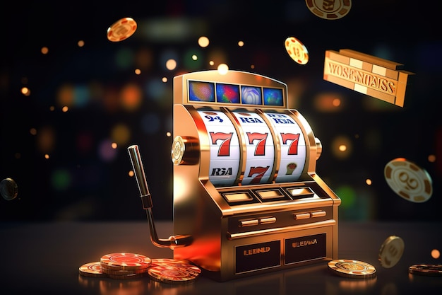 Playing 777 on a smartphone gambling betting casino jackpot