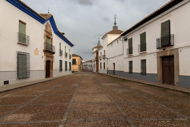Plaza de Santo Domingo in Almagro. Castilla La Mancha. Spanje.