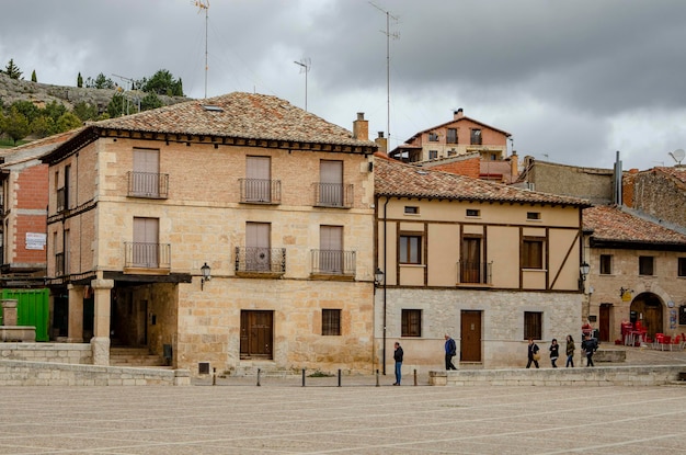 Plein van Penaranda de Duero in de provincie Burgos, Spanje