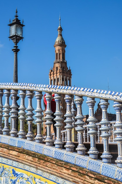 Plein van Spanje in Sevilla