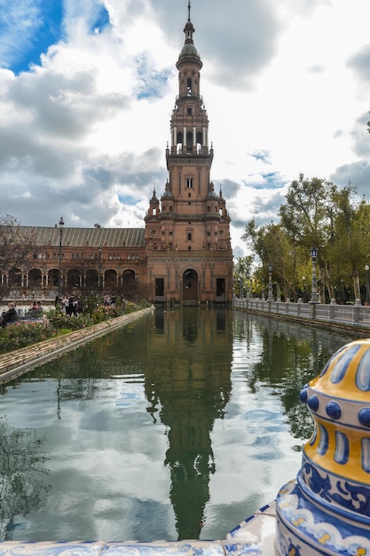 Plein van Spanje in Sevilla