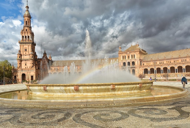 Plein van Spanje in Sevilla