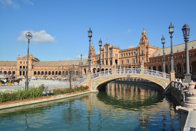 Plein van Spanje in Sevilla