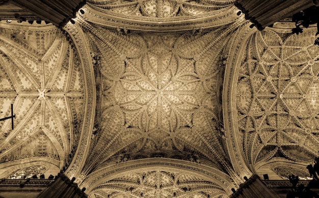 Plenty of interesting details in this Seville (Spain) Cathedral Interior - 400 years old