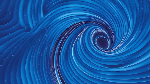 Plexus curve effect 3d blue background