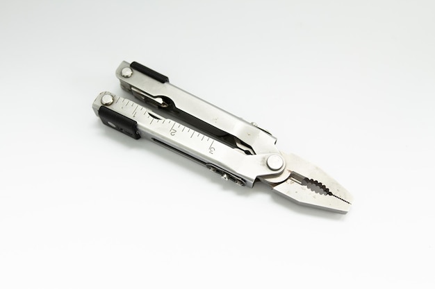 Pliers on a white background