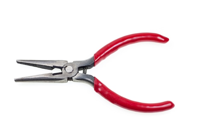 Pliers on a white background.