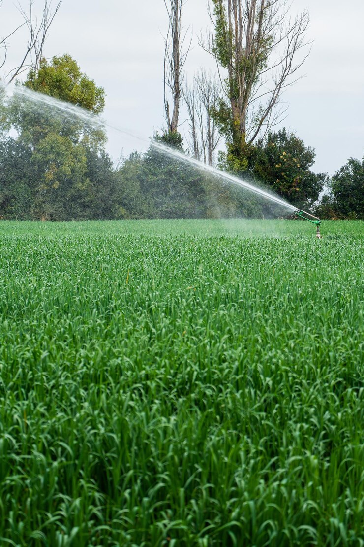 Ploegende tractor bij akkerbouwwerkzaamheden