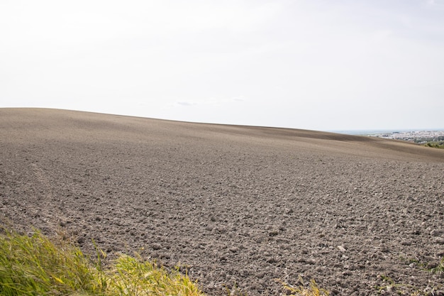 Plowed and empty land Fallow Outdoors