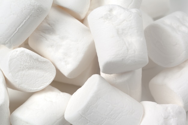 Pluizige witte marshmallow