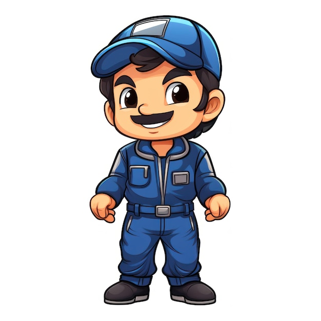 Photo plumber's overalls