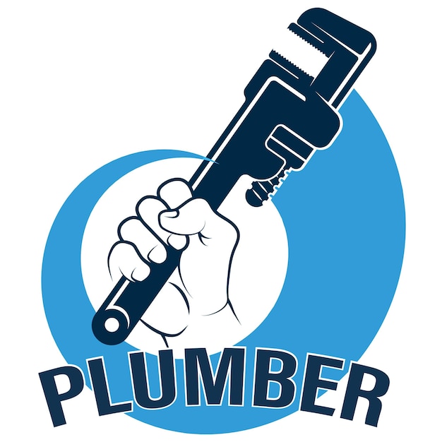 Photo plumbing repair symbol for plumber