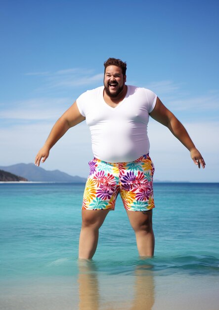 Photo plus size male model