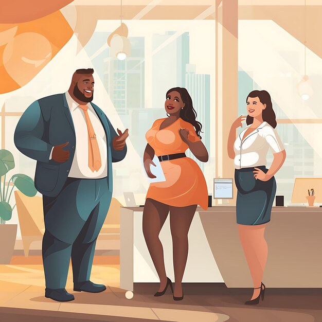 PlusSize CEOs Manager A Celebration of Diversity and Confidence Through Digital Empowering