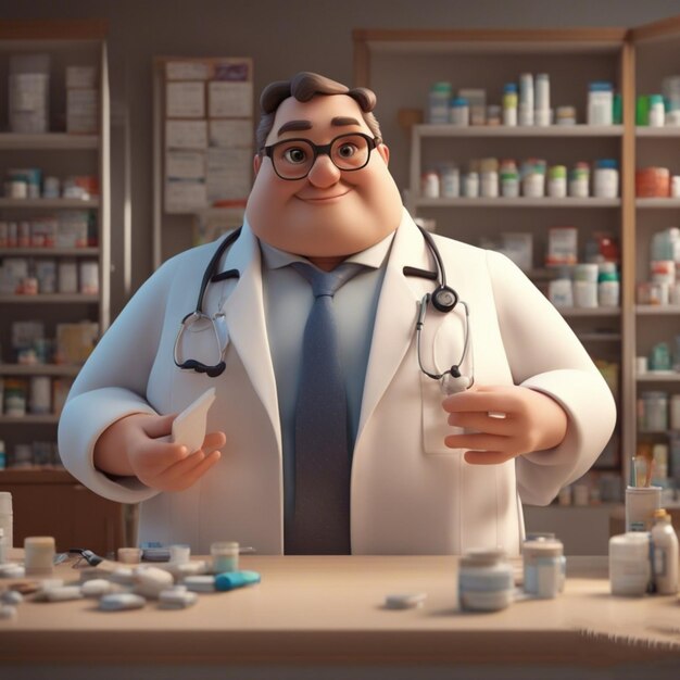 Plussize pharmacist doctor