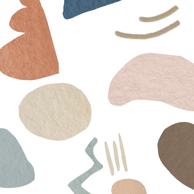 Png abstract aardtoonpatroon doorzichtige achtergrond