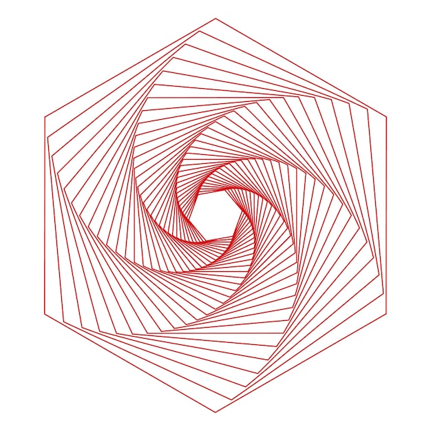 Png abstracte zeshoek geometrische element transparante achtergrond