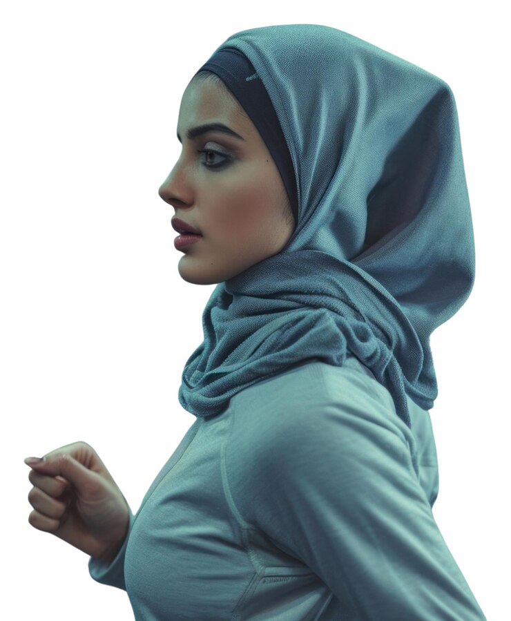 Photo png arab women running adult gym determination