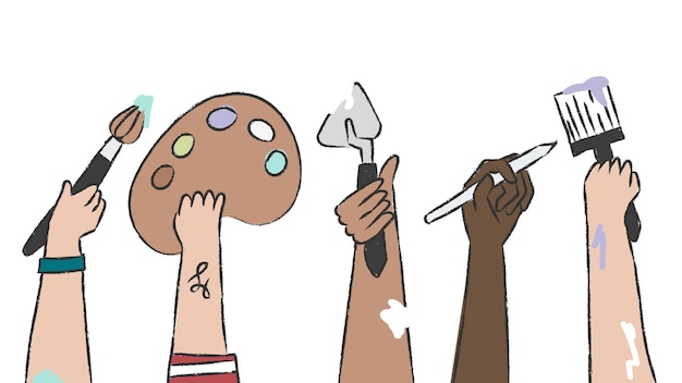 PNG アートとクリエイティビティ 手描き DIY アーティストコンセプト