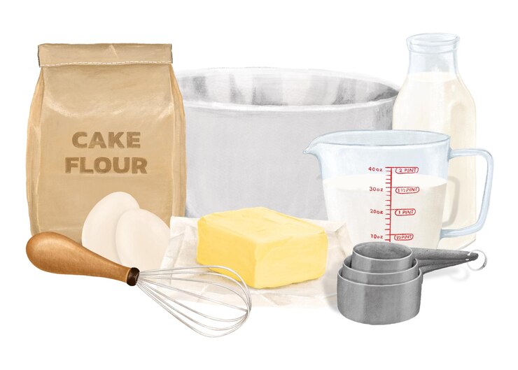 Photo png baking ingredients tool illustration transparent background
