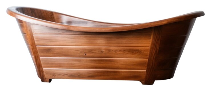 Photo png bathtub wood jacuzzi white background