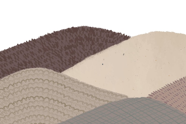 PNG Beige texturen grens doorzichtige achtergrond