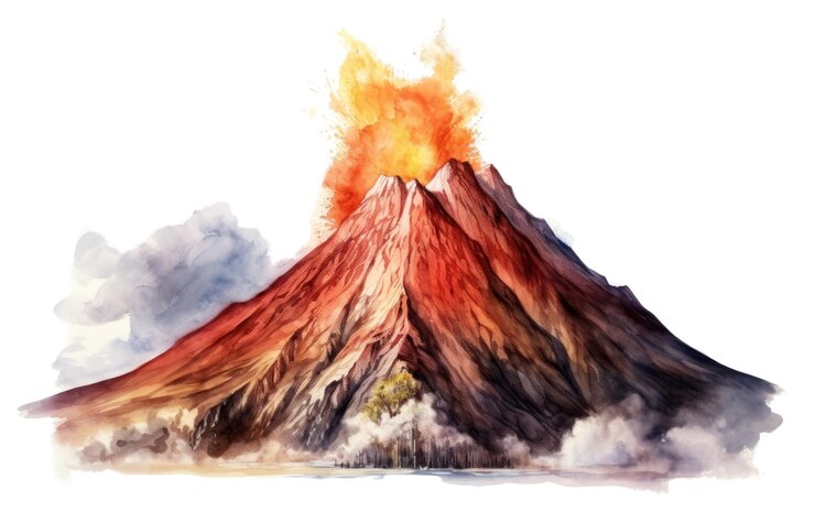 Foto png berg buiten vulkanische natuur