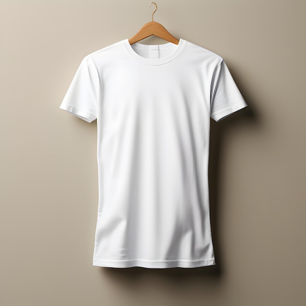 PNG Blank Tshirt Mockup on a Gray Background