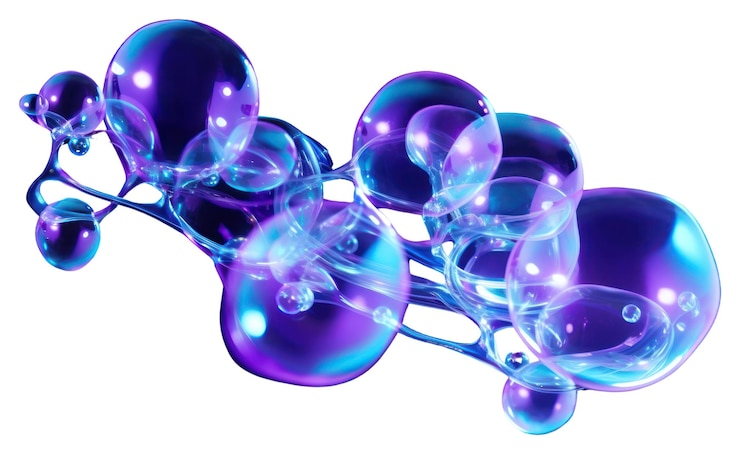 Foto png bubbles licht paars lichtgewicht