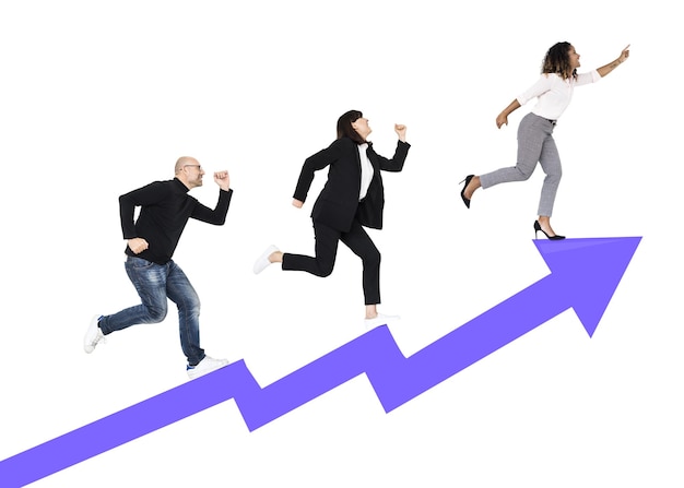 png business competitors racing to success transparent background