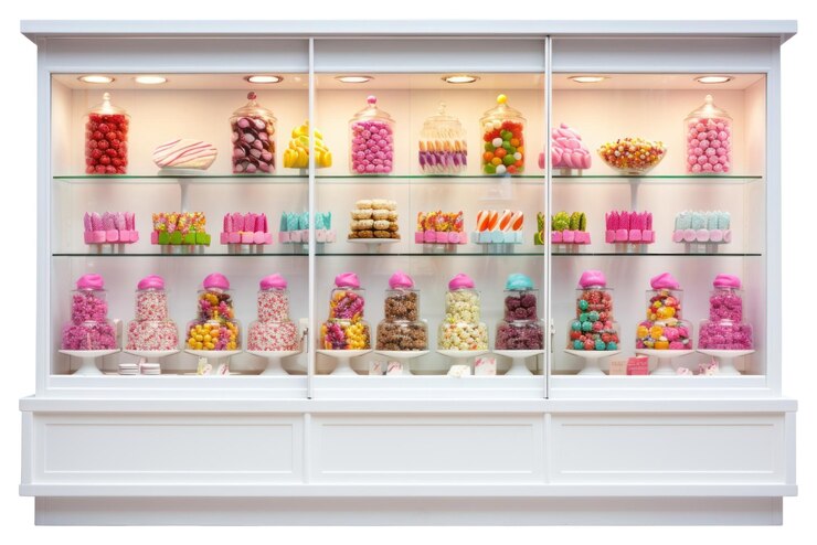 Photo png candy food shop white background