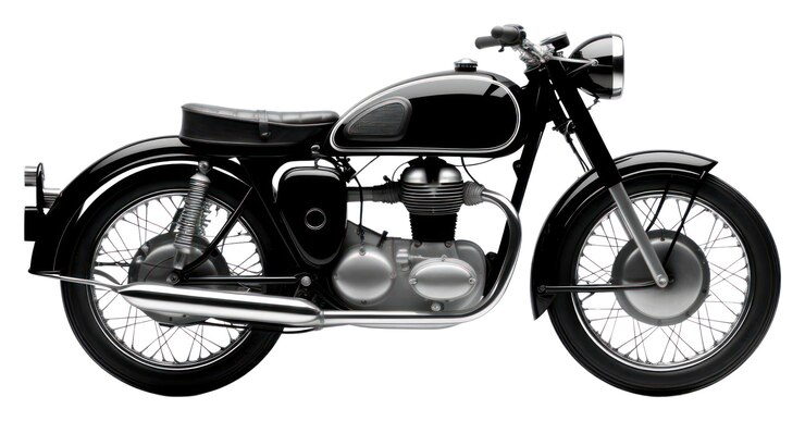 Photo png classic motorcycle vehicle wheel white background