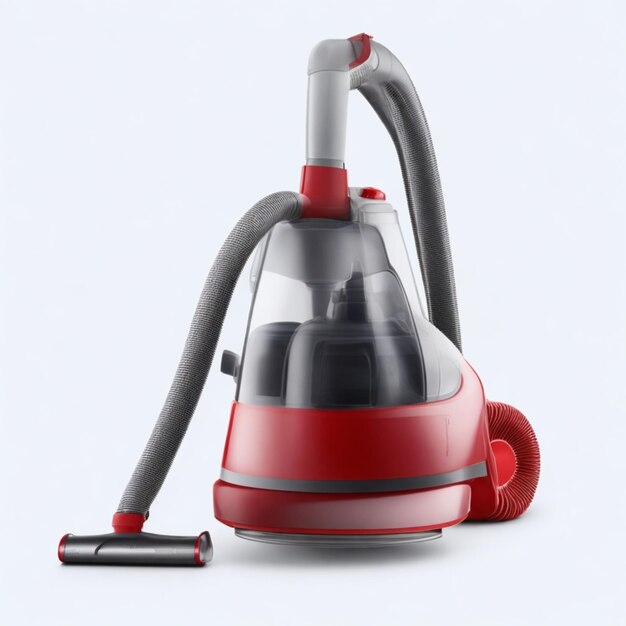 Photo png of a cordless vacuum cleaner with transparent background emphasizing its portability and power