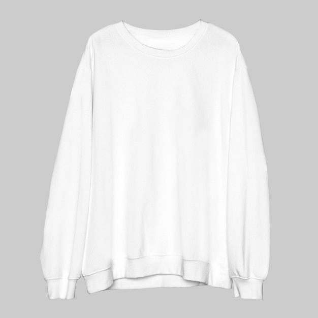 Png crew neck transparante mockup unisex straatkleding