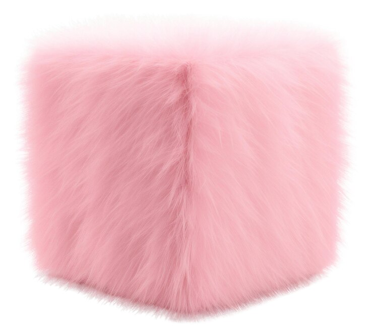 Foto png cube meubels roze witte achtergrond