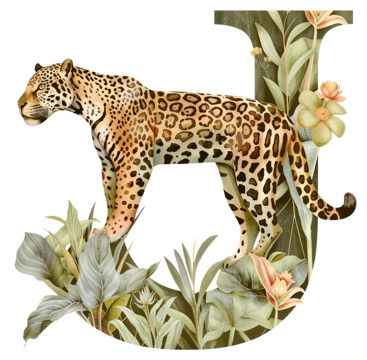 Foto png de letter j wilde dieren luipaard cheetah