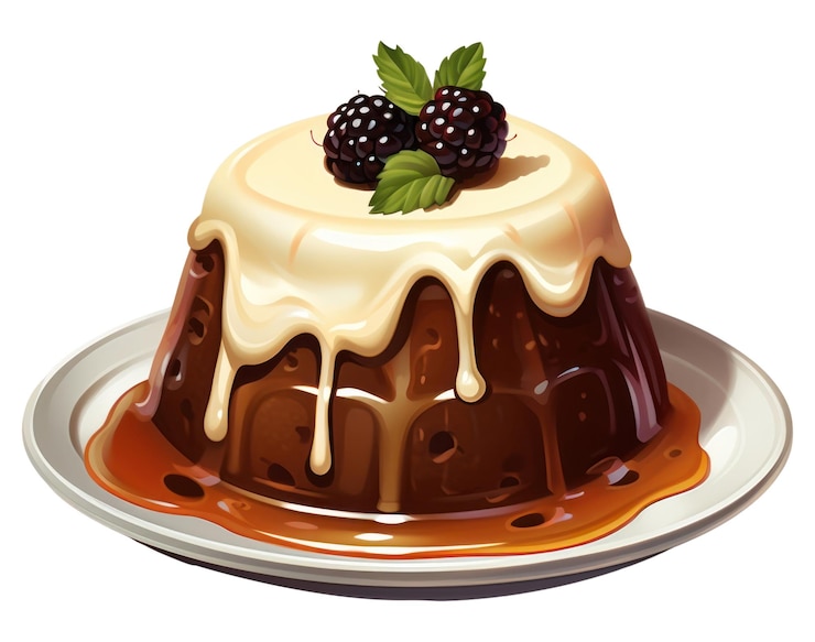 Foto png dessertbessencrème met bessen