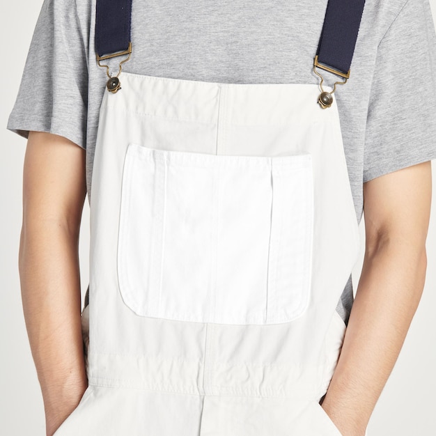 Png dungareeポケットモックアップ