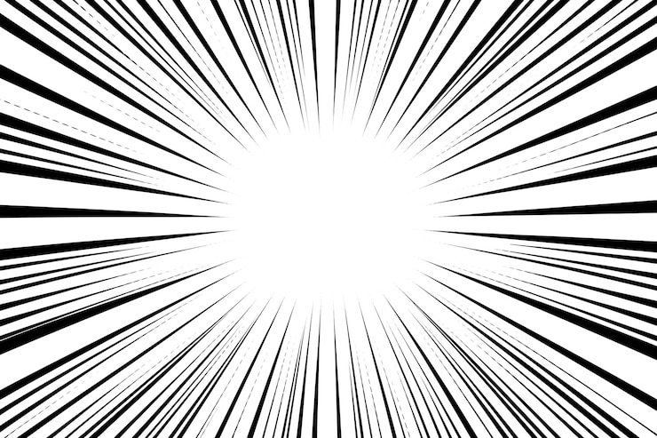 Photo png dynamic radial burst comic effect