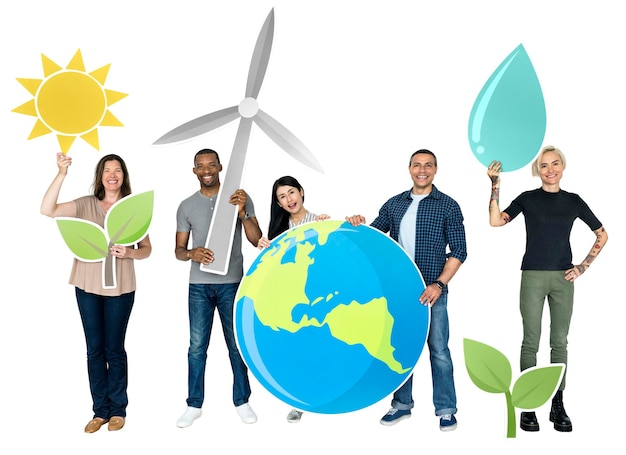 png eco friendly world awareness concept transparent background