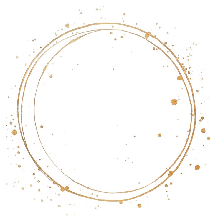 Foto png elegante abstracte gouden cirkelkunst