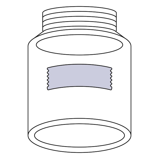 png empty donation jar flat object illustration transparent background