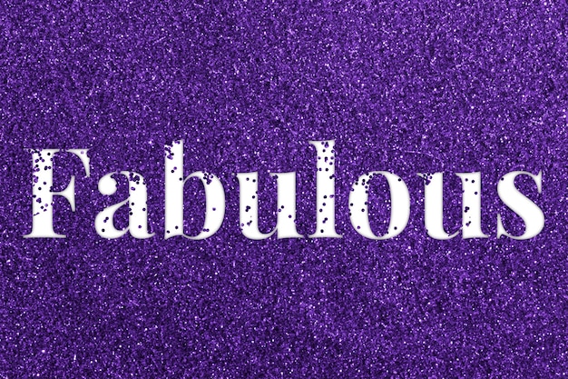 Png fantastische glitterende typografie woord