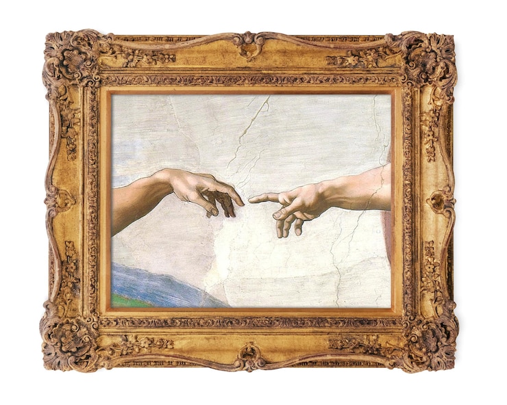 Photo png finger of god framed artwork transparent background remixed by rawpixel