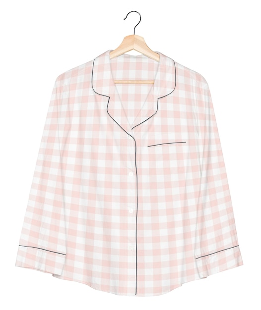 PNG gekleurde roze pyjama hemd nachtkleding kleding doorzichtige achtergrond